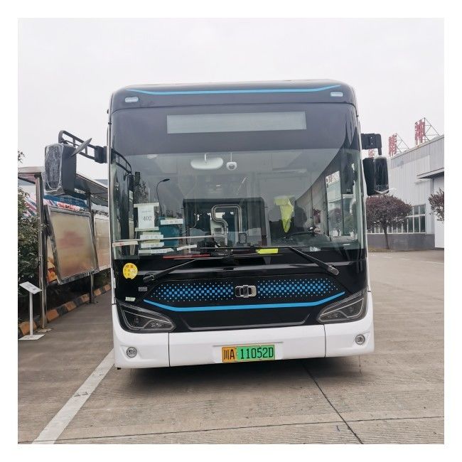 12 M Saf Elektrikli Otobüs LHD Otomatik EV İç Şehir Otobüsü 46 kişilik Hava süspansiyonu ile