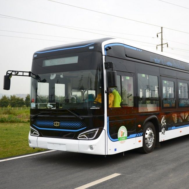 12 metrelik düşük katlı elektrikli şehir otobüsü yüksek kapasiteli LFP pil 300 km menzile sahip OEM toplu taşımacılık çözümü