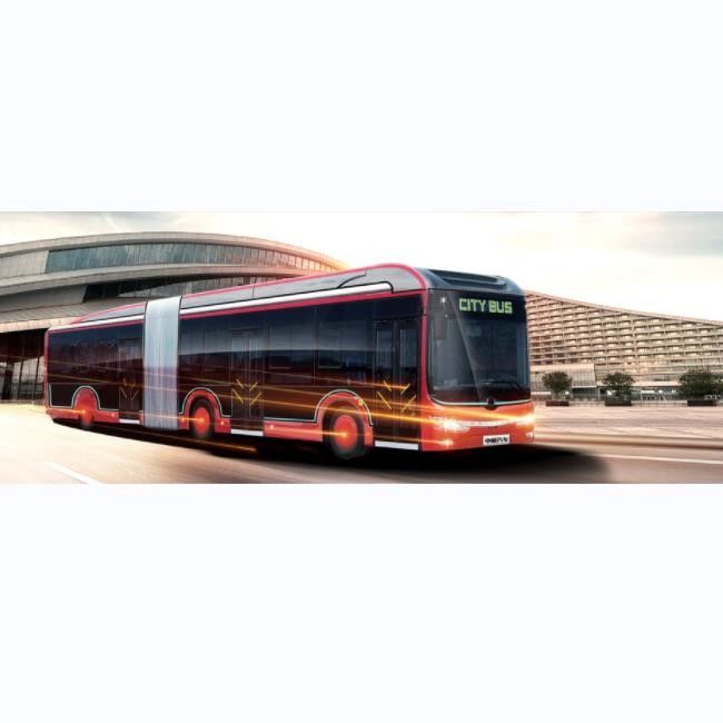 18 M Elektrikli Brt Şehir Otobüsü En yüksek hız 69km/h 50 koltuklu uzun mesafeli elektrikli otobüs