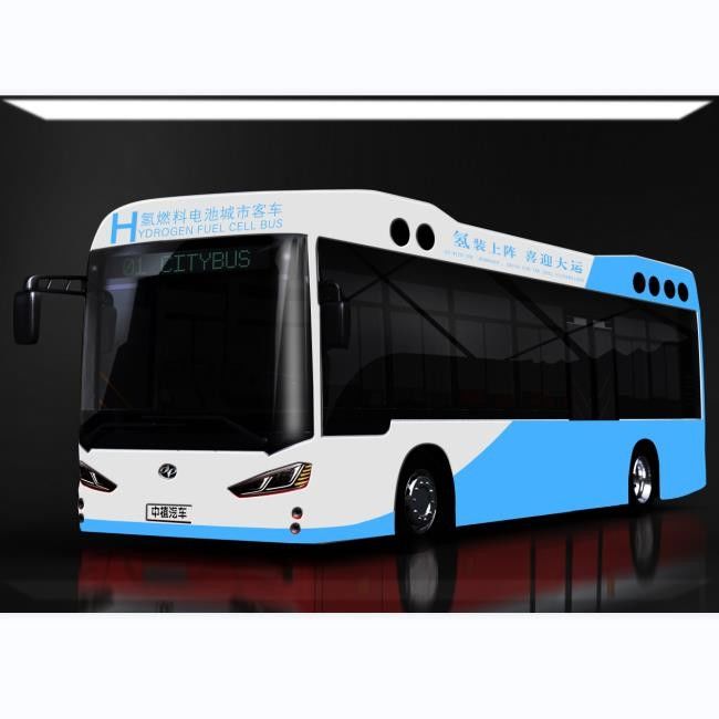 Green Travel 10.5m 27 Koltuk Elec City Hidrojen Yakıt Hücreli Otobüs LHD 0 Emisyon