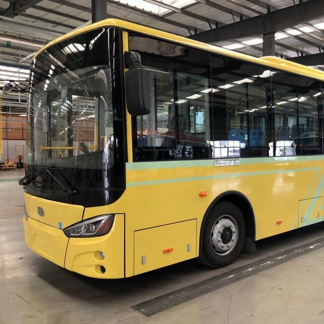 İki Kapılı 8m Kentsel Akülü Elektrikli Otobüsler LHD 29 Koltuk Akü Gücü 198.4kwh