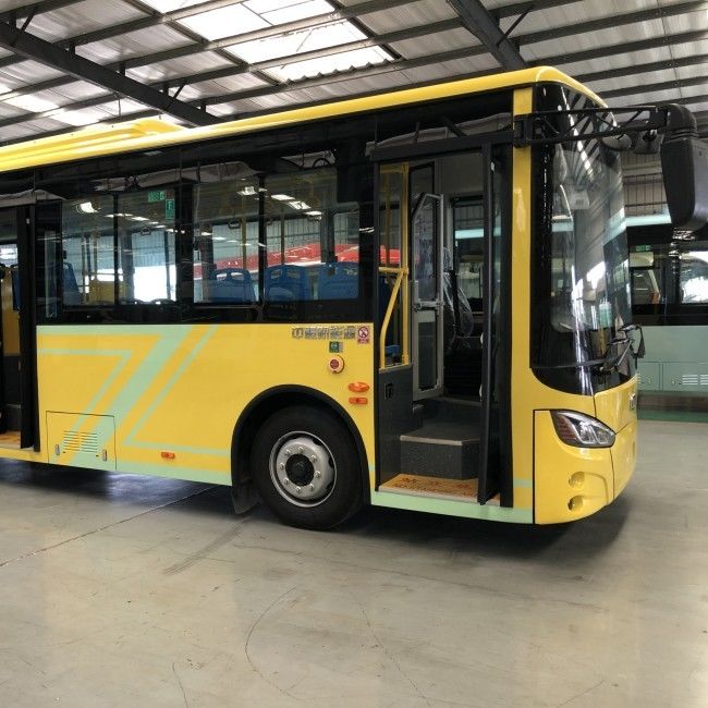 İki Kapılı 8m Kentsel Akülü Elektrikli Otobüsler LHD 29 Koltuk Akü Gücü 198.4kwh