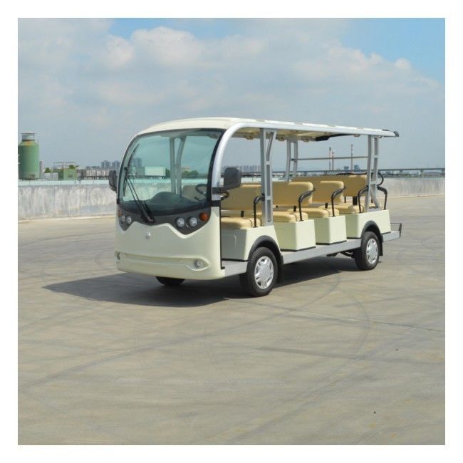 Park için 14 Koltuk Elektrikli Gezi Otobüsü 72v Lityum Pil Özel Golf Arabaları