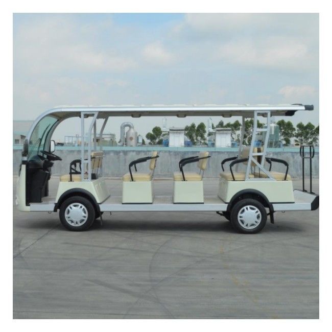 Park için 14 Koltuk Elektrikli Gezi Otobüsü 72v Lityum Pil Özel Golf Arabaları
