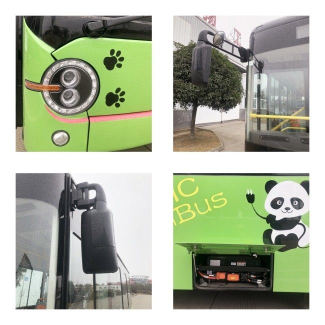 Yeni Enerji Şehir Otobüsü Akü Şarj Aracı LHD RHD 24 Kişilik Elektrikli Mini Otobüs
