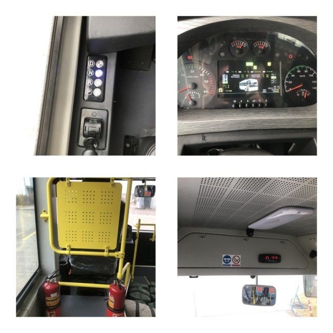 23 Koltuk Elektrikli Araç Minibüs LHD/RHD Özelleştirilebilir Renkler