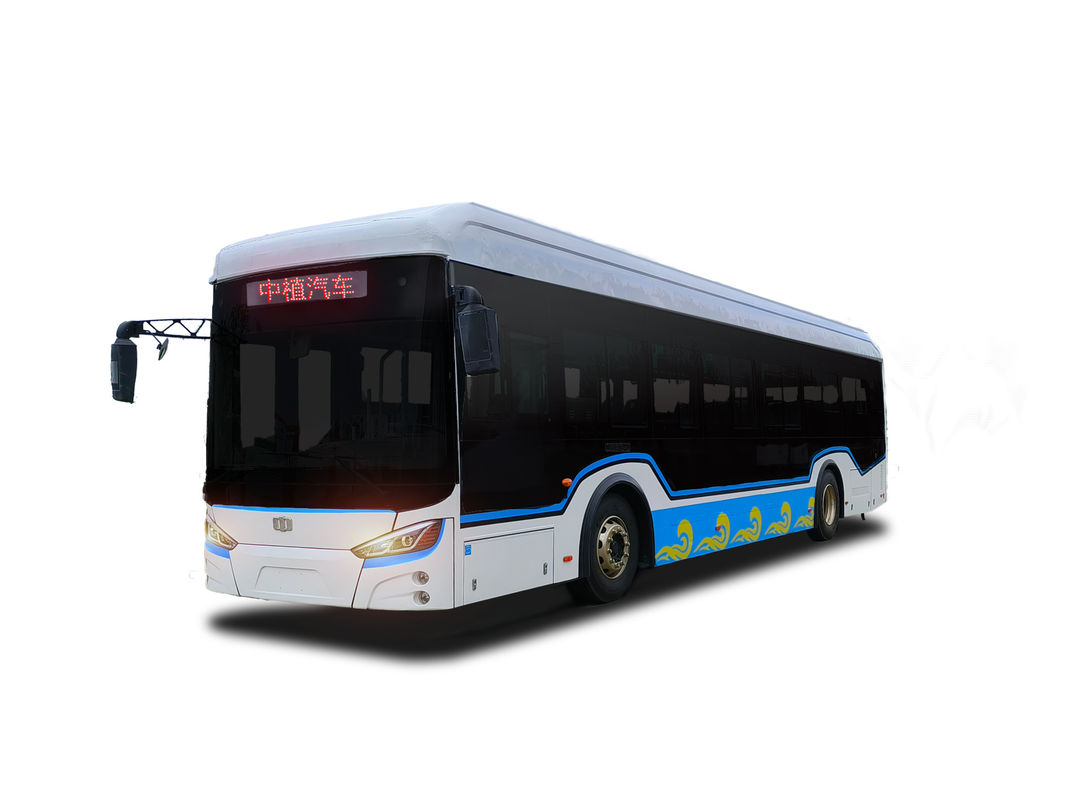 Lityum İyon Pil 255kwh Pil Gücüyle Ön Ve Arka Disk Temiz Elektrikli Otobüs
