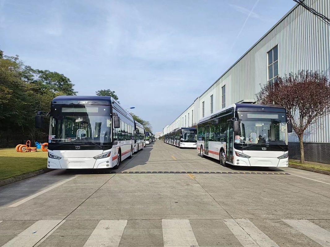 12m Batarya Elektrikli Otobüs Batarya Ebus 46 koltuklu şehir ve şehirlerarası ulaşımda kullanılır.