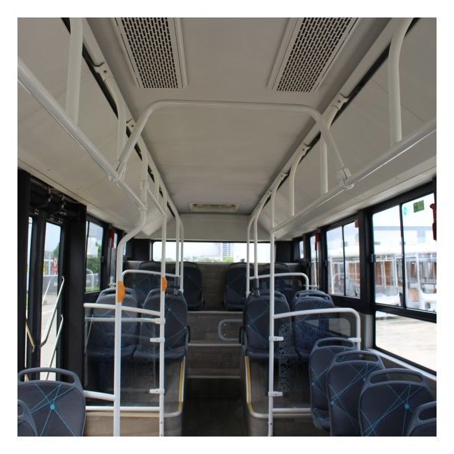 10.5m saf elektrikli otobüs 30 kişilik 250km sürüş menzili ve halk taşımacılığı için PMSM motoru ile EV otobüsü