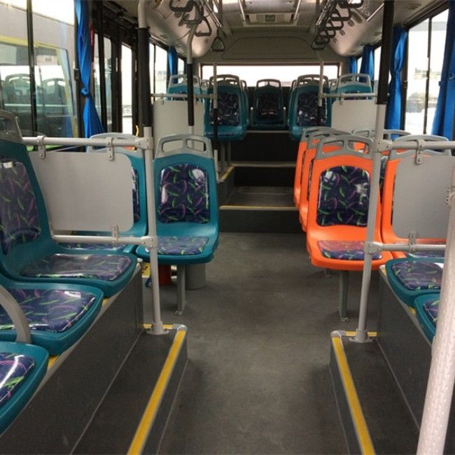 8.5m Pilli Elektrikli Otobüsler Sıfır Emisyonlu Toplu Taşımacılık için Uzun Sürüş Menzili