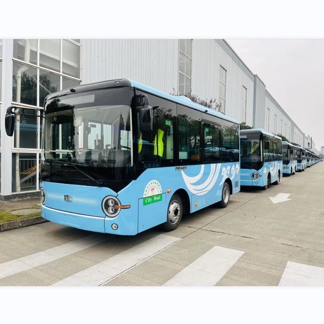 6.6m 16 Koltuk Saf Elektrikli Otobüsler Toplu Taşıma Otobüsü Yeni Enerji Aracı