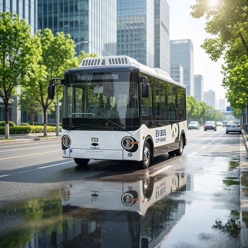 5.9m 14 Koltuklu Elektrikli Mini Otobüsler EV Otobüs Ticari Şehir Otobüsü Yeni Enerji Kamyoneti