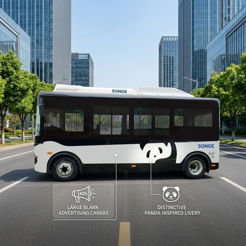 5.9m 14 Koltuklu Elektrikli Mini Otobüsler EV Otobüs Ticari Şehir Otobüsü Yeni Enerji Kamyoneti