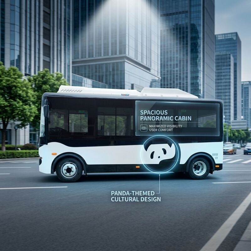 5.9m Elektrikli Mini Otobüsler Elektrikli Van 14 kişilik Toplu taşıma araçları için yolcu otobüsü.
