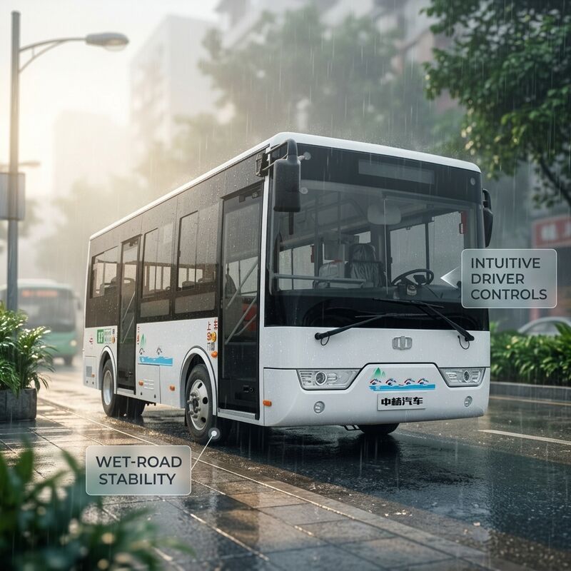 6.6m 16 Koltuklu LHD Elektrikli Mini Otobüs Kentsel Şehir Toplu Taşıma İçin Elektronik Otobüs
