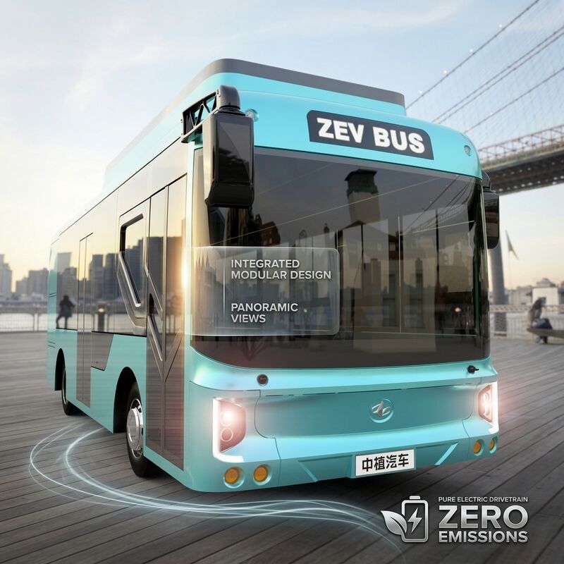6.6m Elektrikli Mini Otobüs EV Otobüs Otomatik Vitesli ve 23 Koltuklu