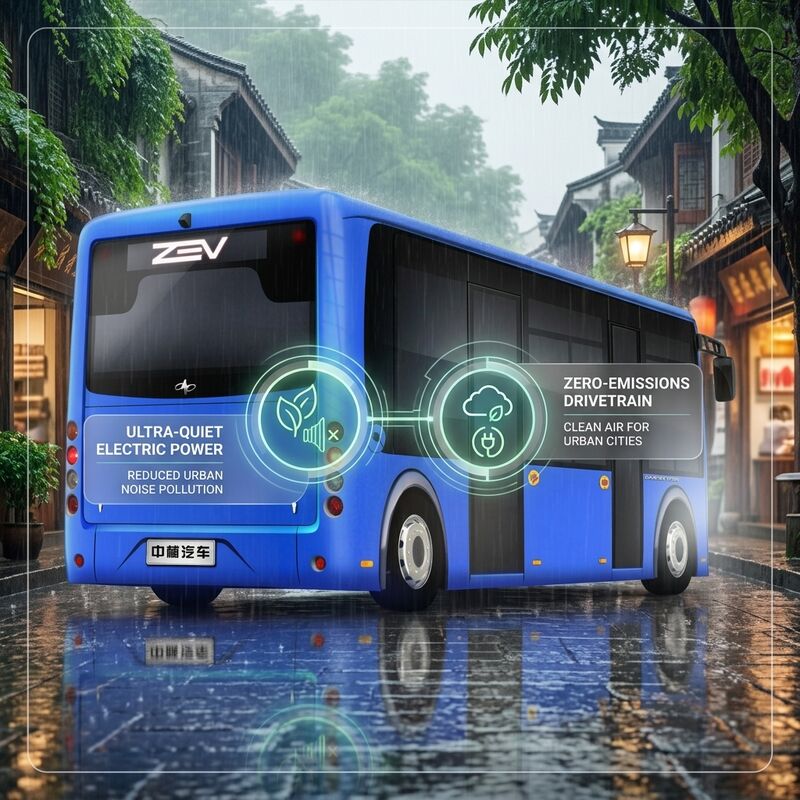 6.6m Saf Elektrikli Otobüsler Mini Şehir Otobüsü Sıfır Otobüsler Toplu Taşımacılık için 16 Koltuk