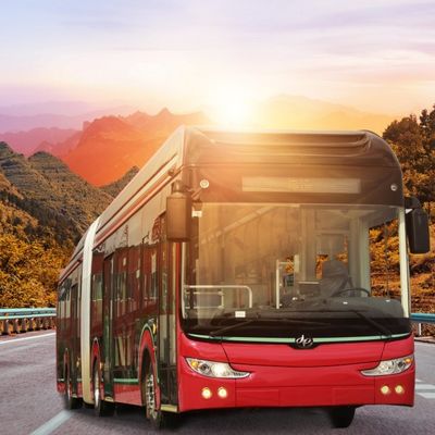 18m zev otobüs 50 kişilik Elektrikli BRT otobüs ZEV otobüs Şehir otobüsü Şehir taşımacılığı için hizmet verir.