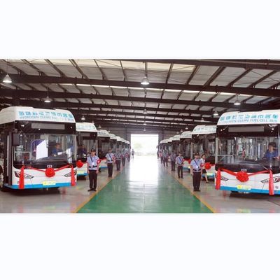 10.5m 27 Koltuk Elektrikli Hidrojen Yakıt Hücreli Otobüs LHD Sıfır Emisyon