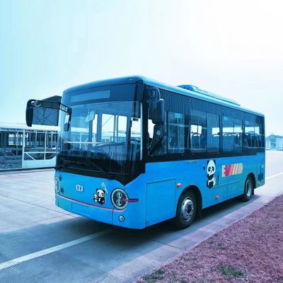 6.6m Elektrikli Mini Otobüs Pil Şarj Aracı LHD RHD 23 Koltuklı Nakliye Hizmetleri İçin