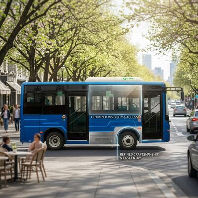6m Pilli elektrikli otobüsler elektrikli mini şehir otobüsü Yeni enerji otobüsü.