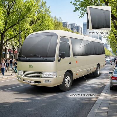 6m Yeşil Emisyon 12 kişilik elektrikli otobüs otobüsü Turist Nakliye otobüsü 100km/h