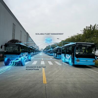 6.6m Batarya Elektrikli Minibüs 19 koltuklu 95.25kWh uzun menzilli çevre dostu ulaşım.