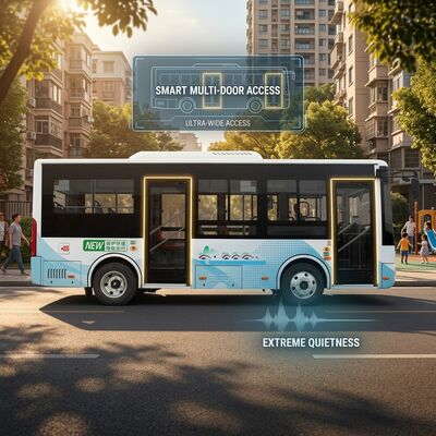 6.6m Elektrikli Şehir Otobüsü Yeni Enerji 270KM Kilometrelik 16 kişilik kişiye özel kabul ediyorum.