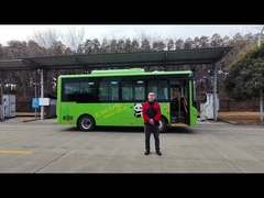 7m Ulaşım Halka Açık Elektrikli Mini Otobüsler LHD Sürüş Mesafesi 200km