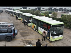 5.9m Pille Yürütülen Elektrikli Şehir Otobüsü Sıfır Emisyonlu Kentsel Ulaşım için Akıllı Bir Çözüm